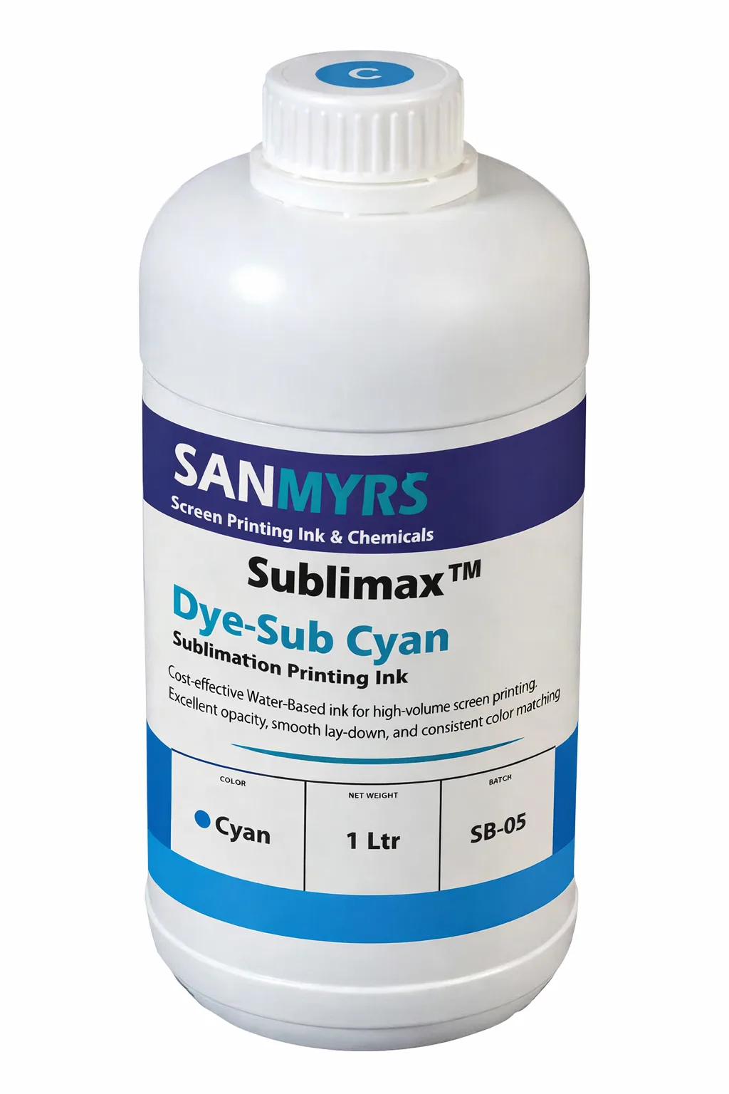 Dye Sublimation Ink — Cyan