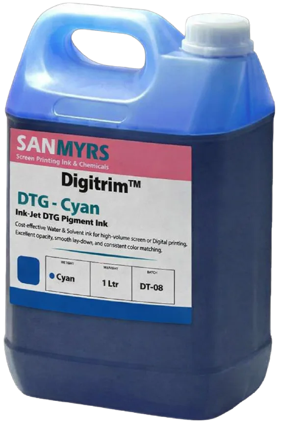 Pigment Textile Ink — Cyan