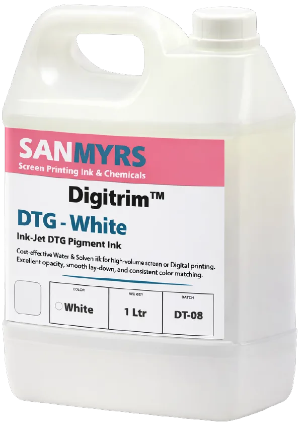 Pigment Textile Ink — White