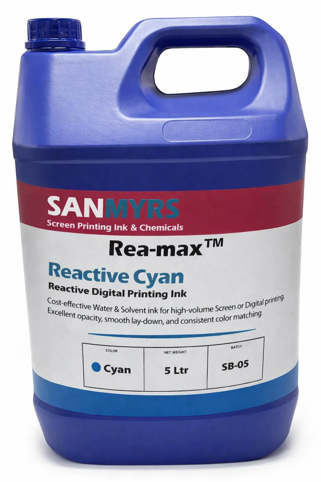 Reactive Digital Ink — Cyan