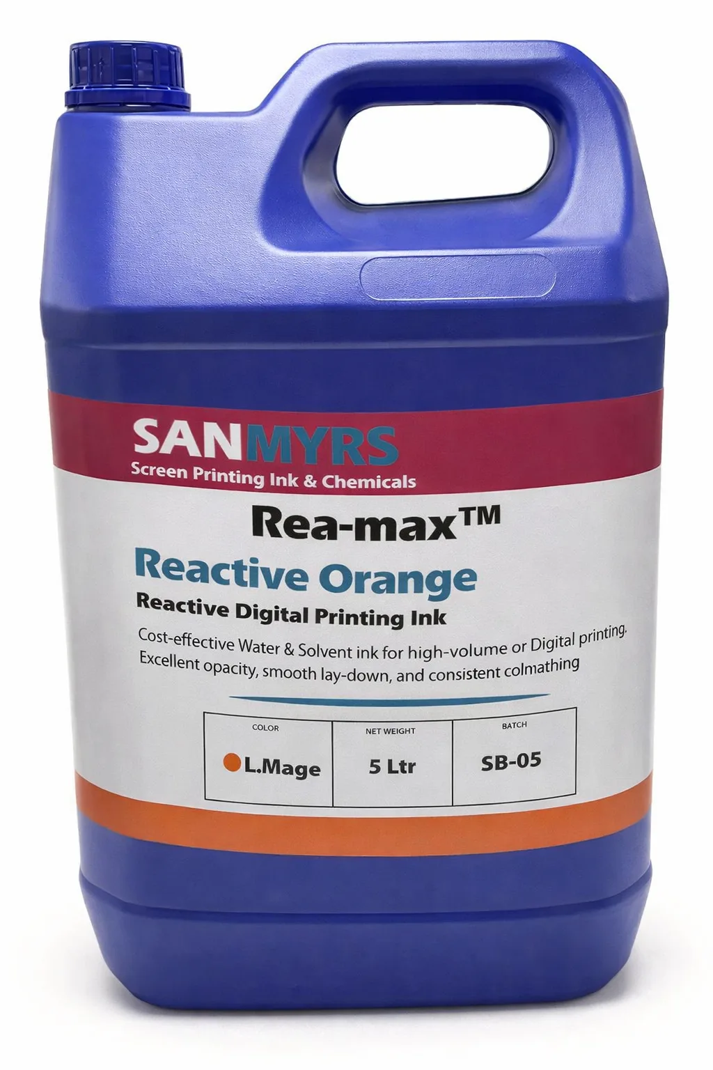 Reactive Digital Ink — Orange