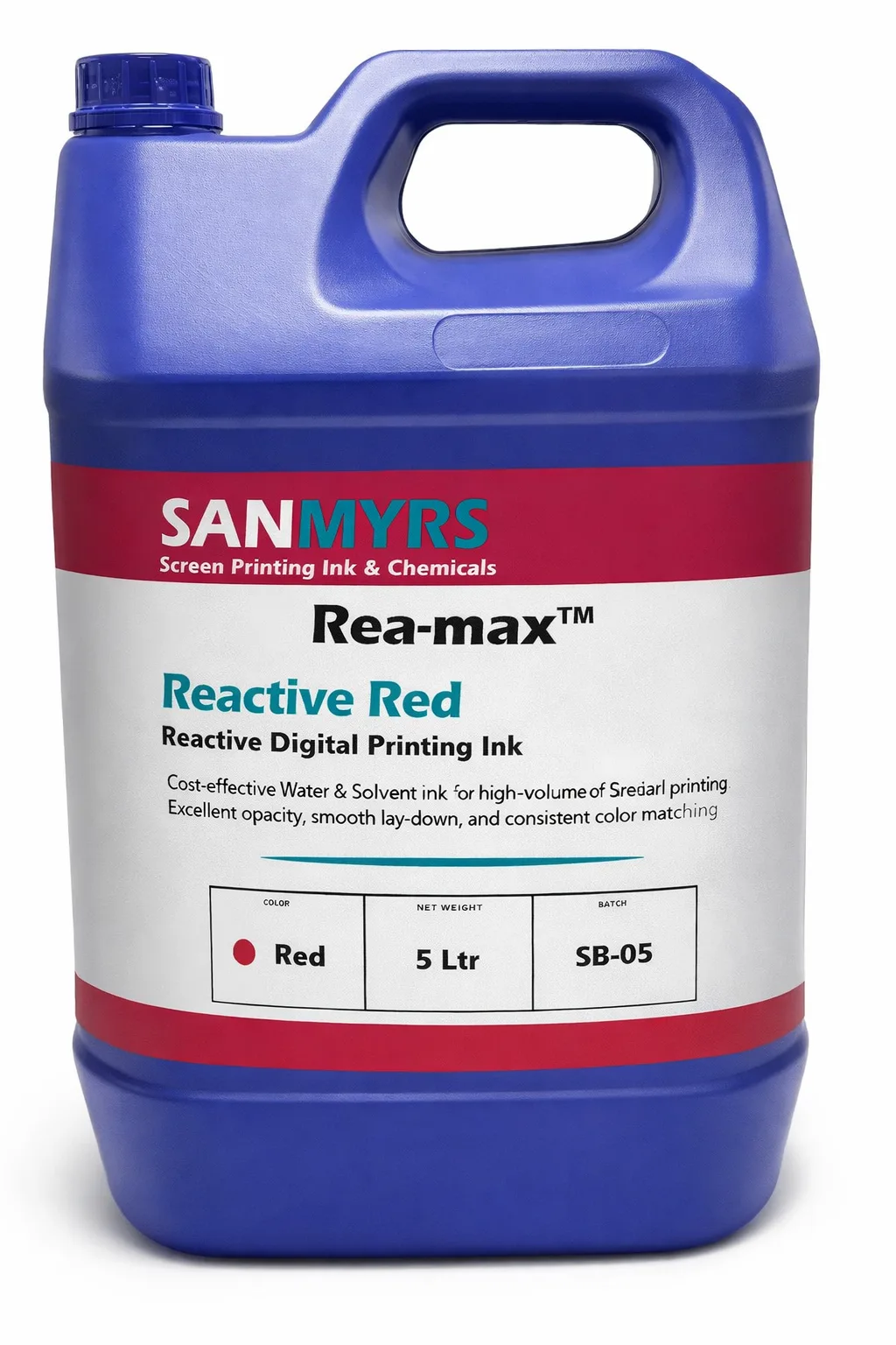 Reactive Digital Ink — Red