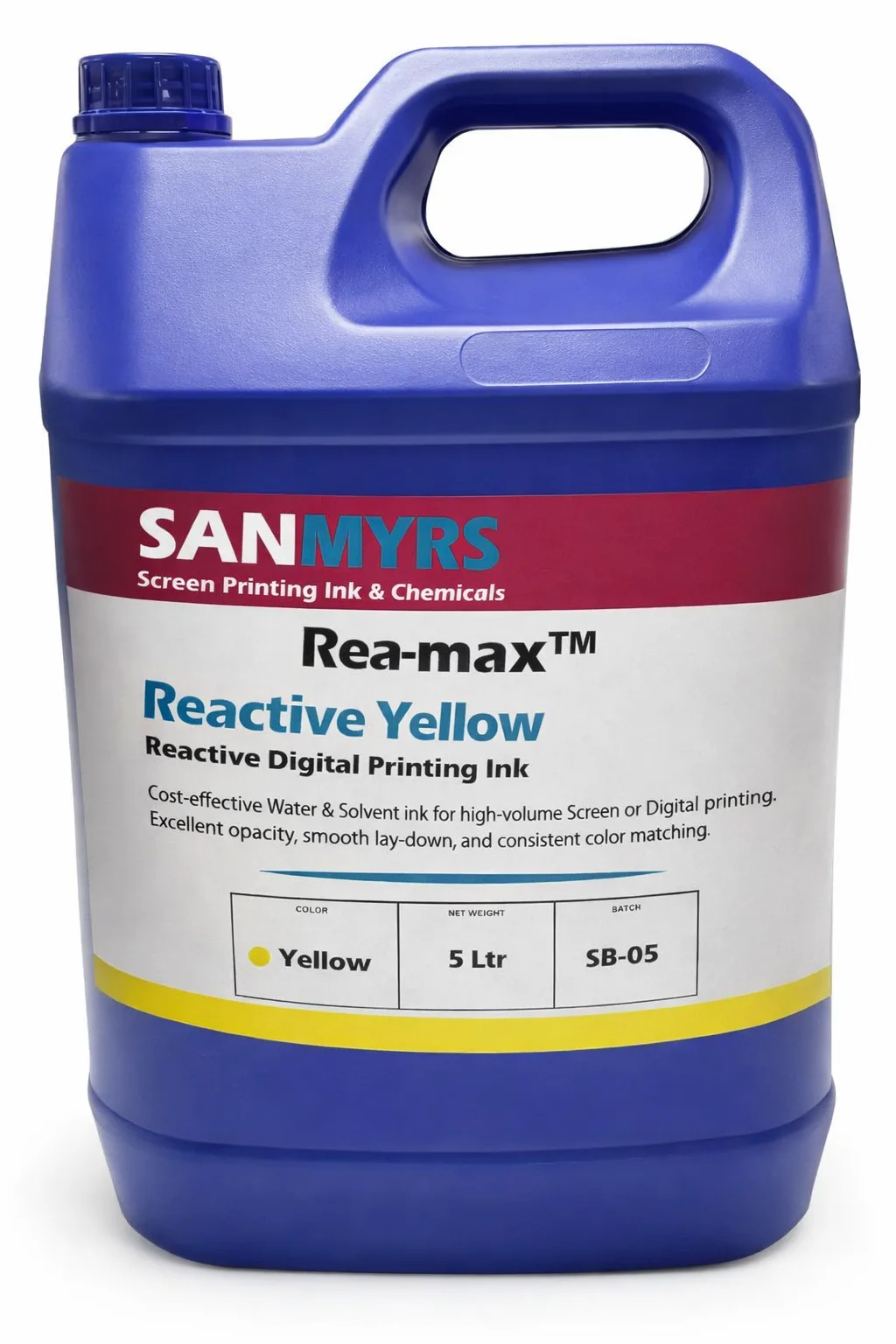 Reactive Digital Ink — Yellow